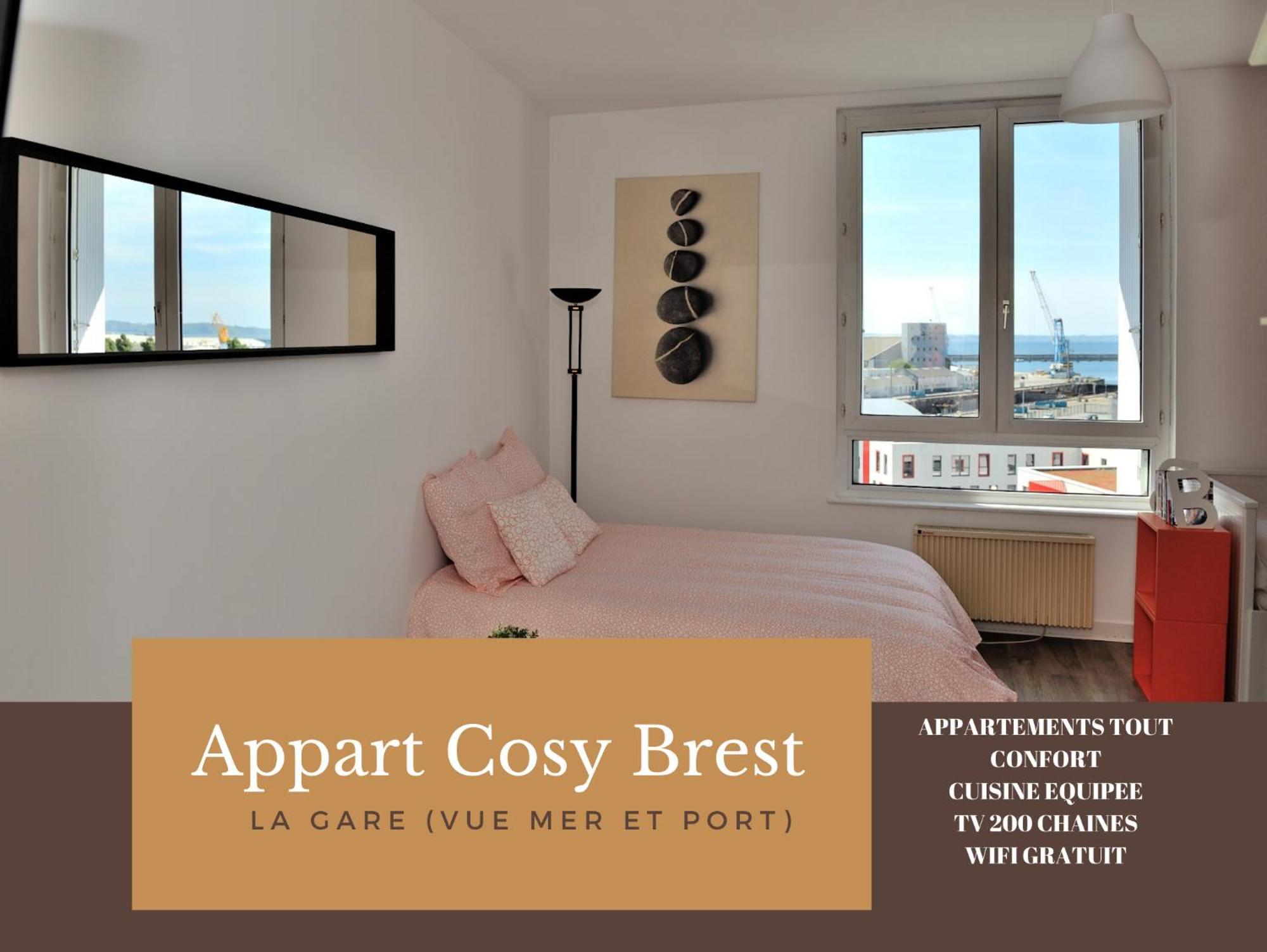 Appart Cosy Brest Apartment Phòng bức ảnh